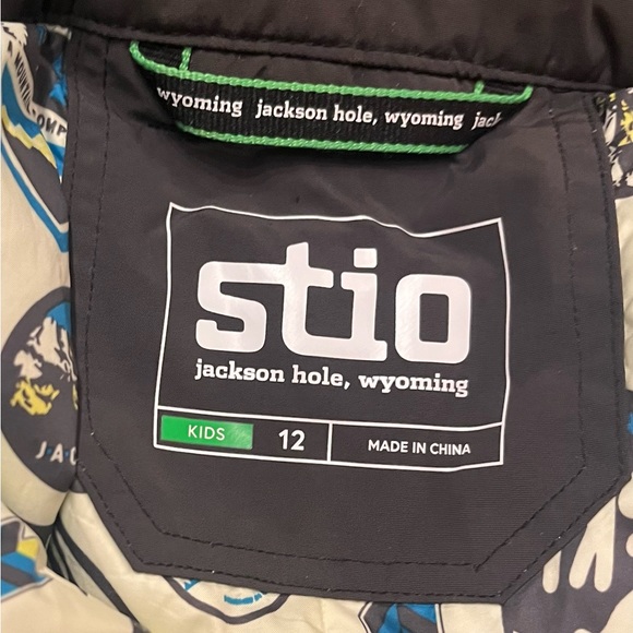 Stio Kids’ Insulated Cargo Ski Snow Pants Size 12 - Picture 6 of 11